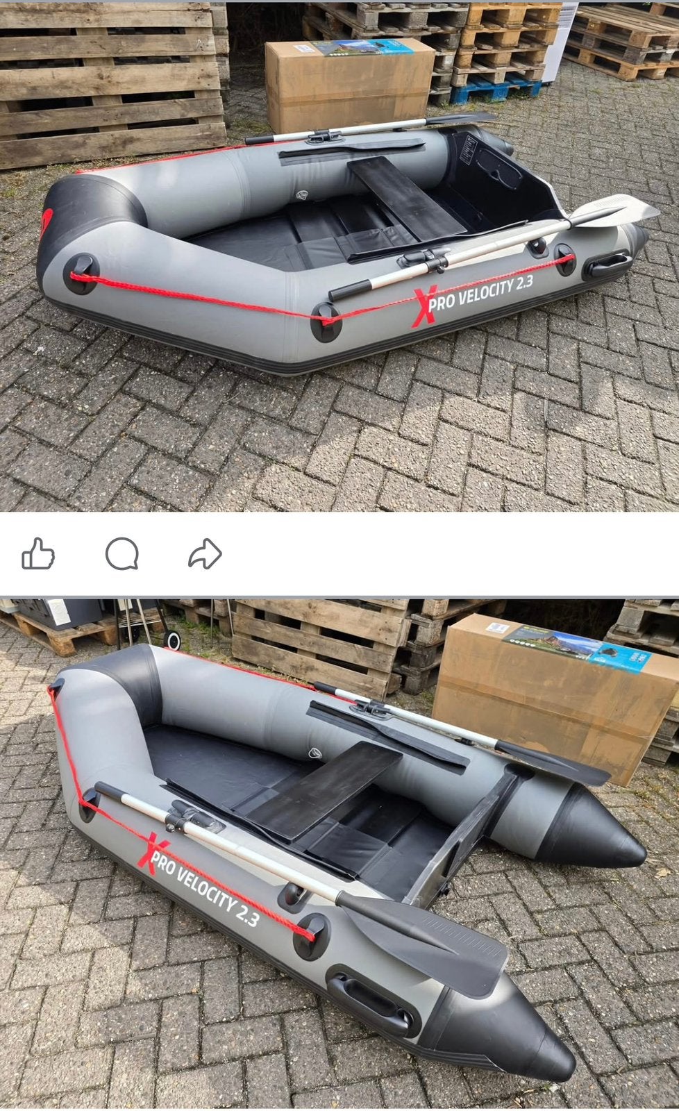 €200,00 Opblaasboot Zodiak roeiboot visboot Velocity 2.3, Ophalen, Nieuw, Overige typen