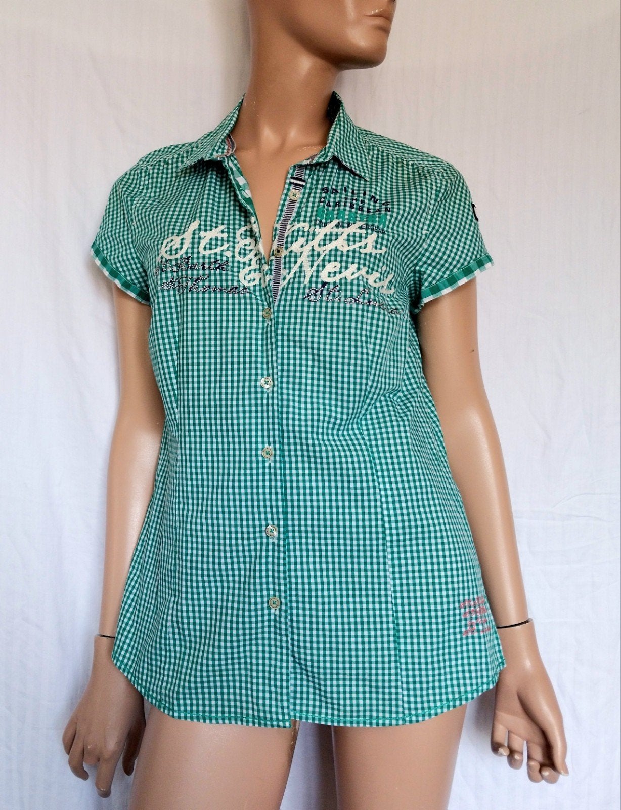 GAASTRA Blouse,  Maat L, Kleding | Dames, Blouses en Tunieken, Ophalen of Verzenden, Zo goed als nieuw, Maat 42/44 (L), Groen