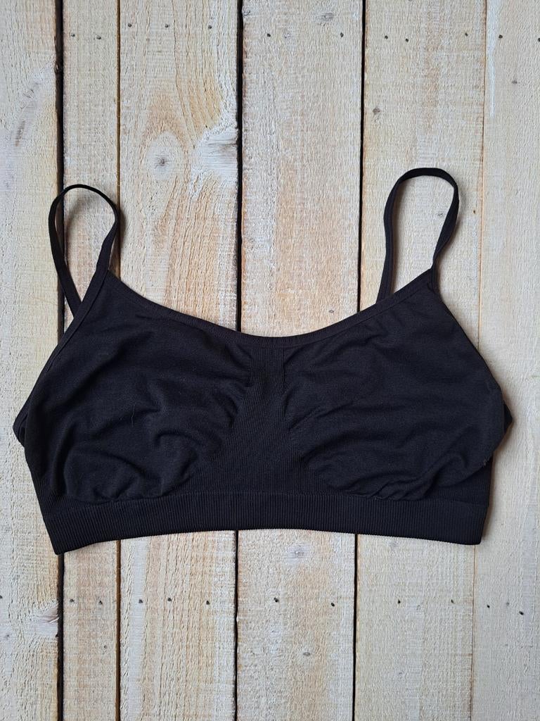 Zeeman Zwarte Bralette Maat XL, Zeeman, Verzenden, Zwart, BH