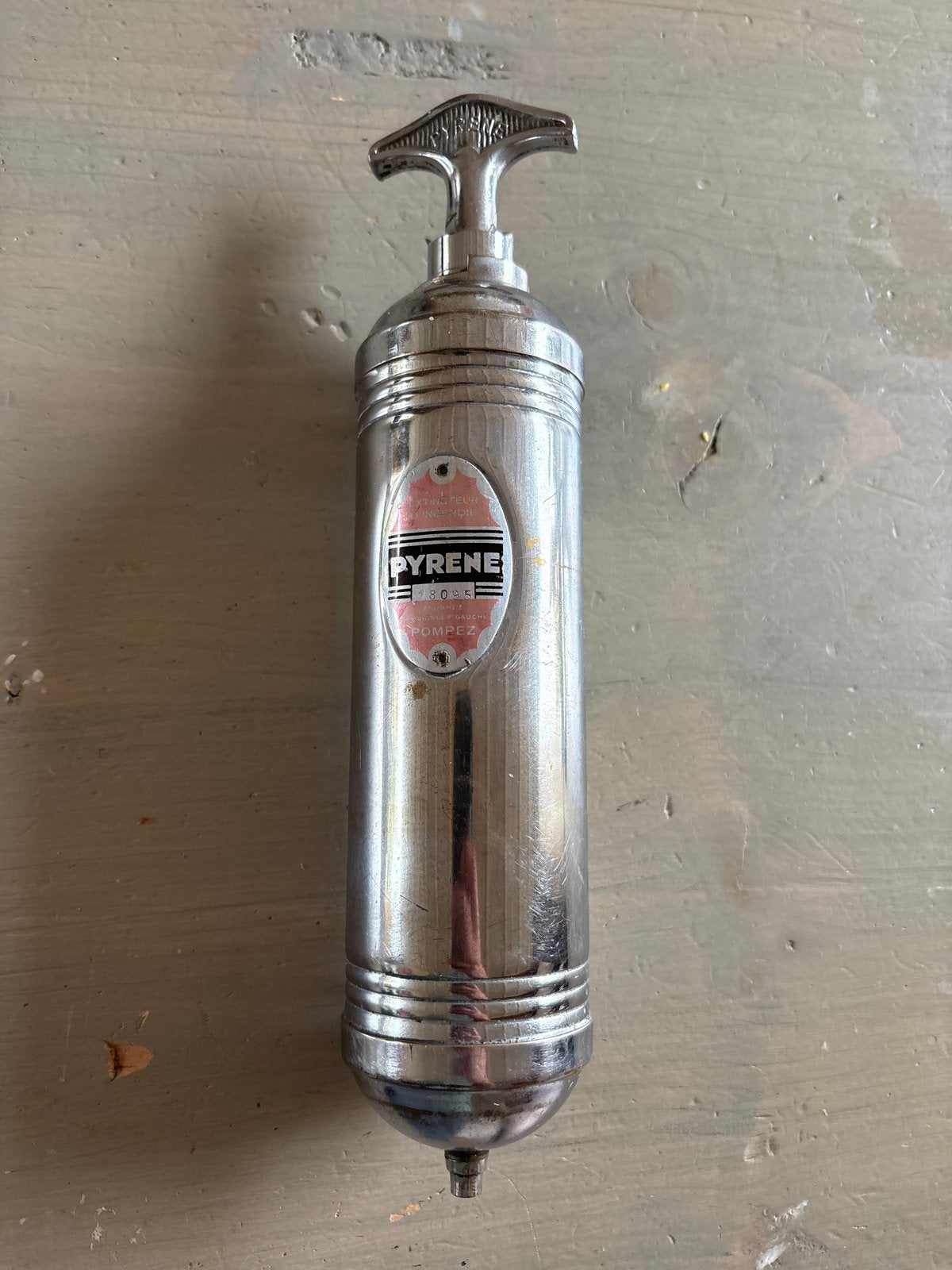 Vintage Pyrene Brandblusser - Decoratief item, Ophalen of Verzenden