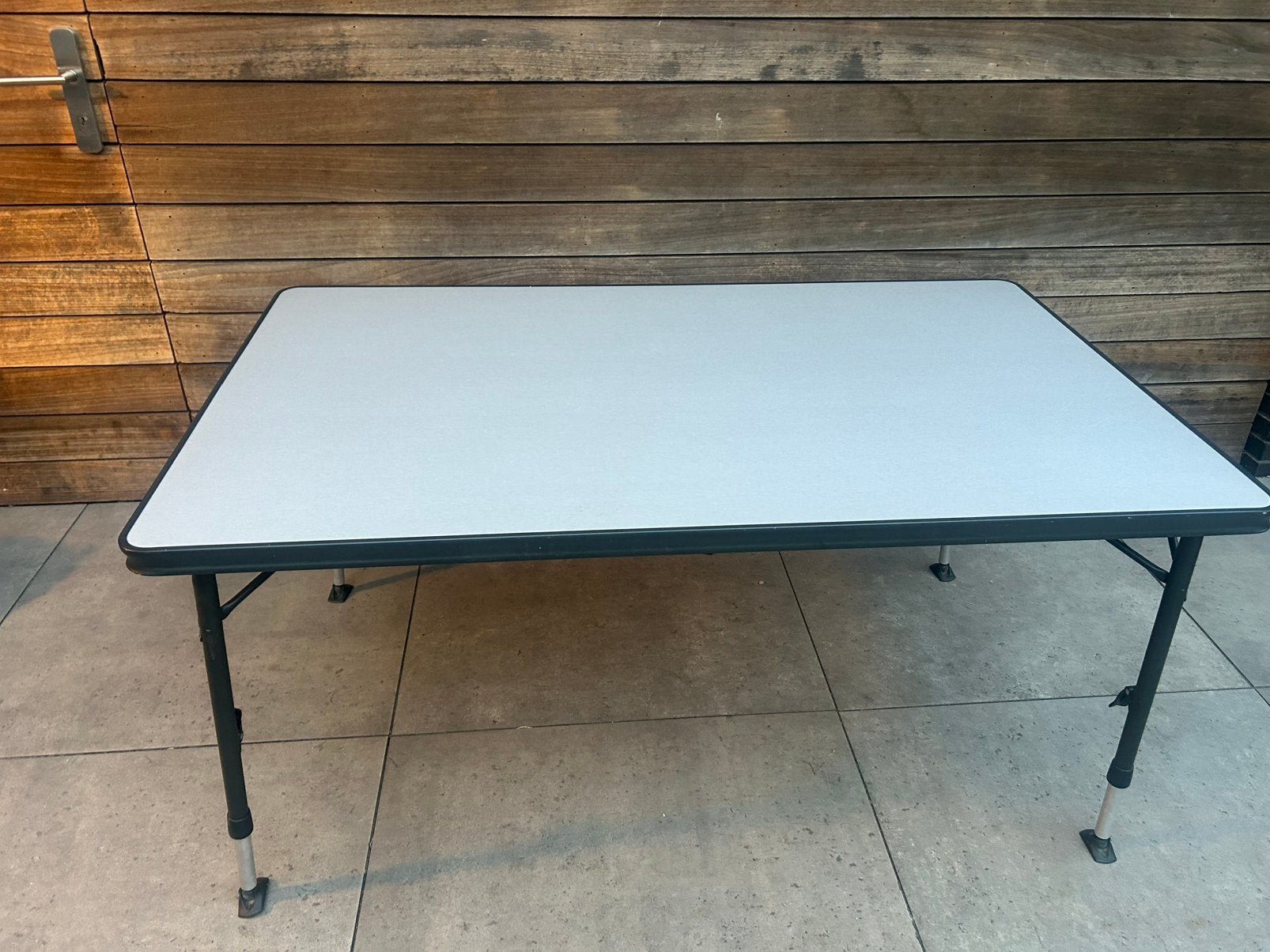 Crespo camping tafel 150x90, Caravans en Kamperen, Ophalen, Zo goed als nieuw, Campingtafel