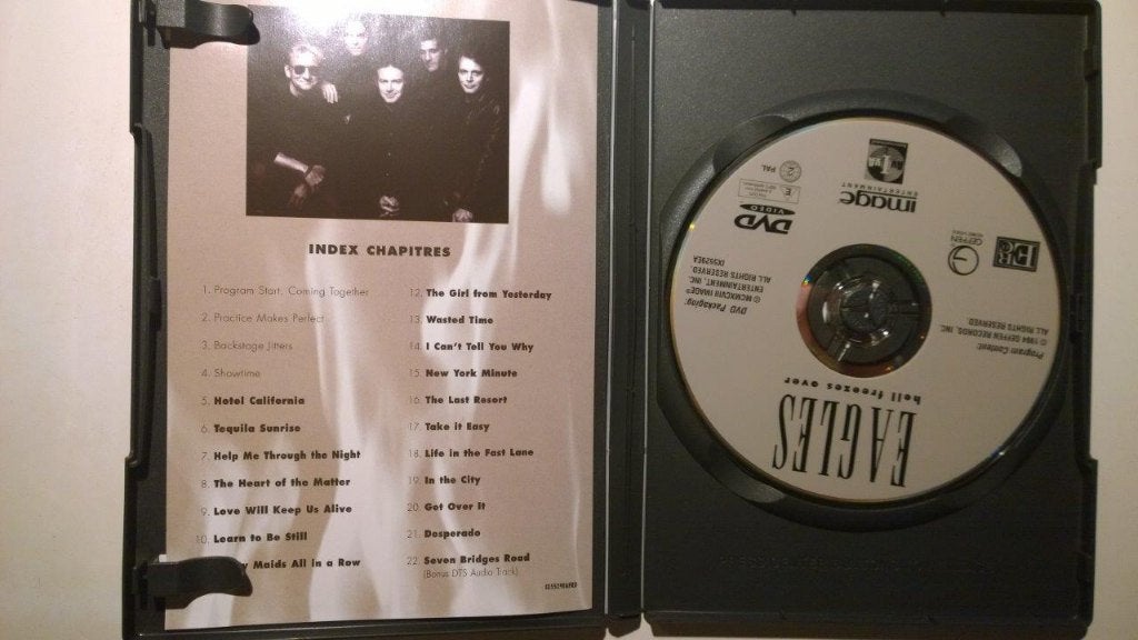 Eagles - Hell Freezes Over (DVD), Cd's en Dvd's, Alle leeftijden, Ophalen of Verzenden, Zo goed als nieuw, Verzameling