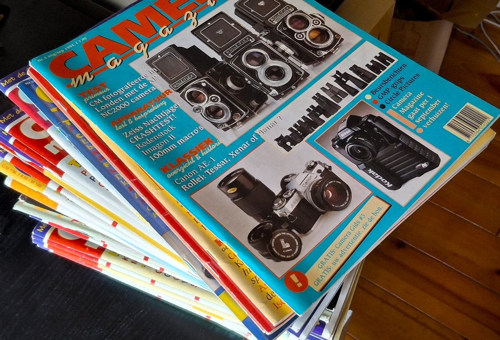 Camera Magazine fototijdschriften, Audio, Tv en Foto, Fotocamera's Analoog, Ophalen, Zo goed als nieuw, Compact, Overige Merken