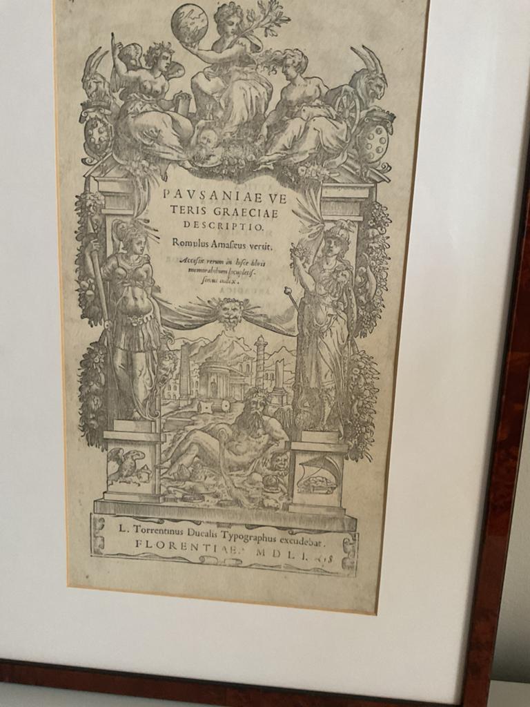 Antieke gravure 1551 Laurentius torrentinus medici, Ophalen of Verzenden