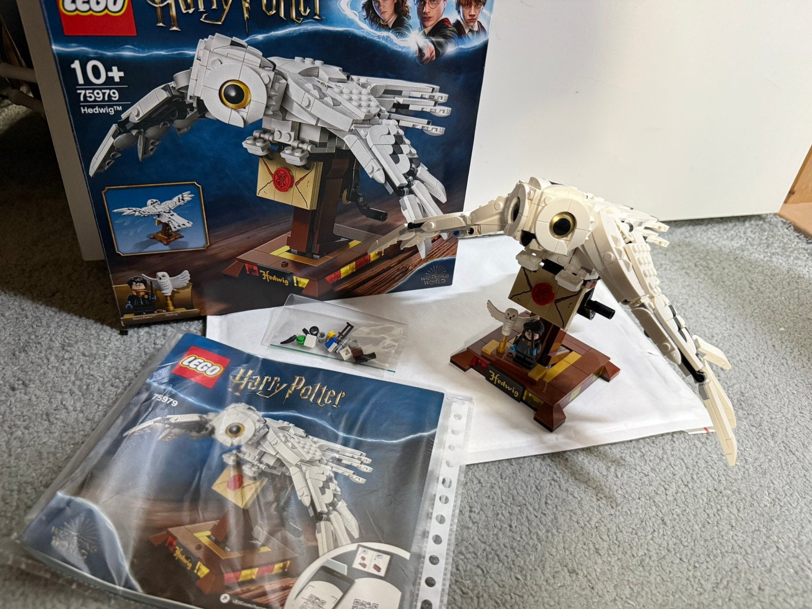 LEGO Harry Potter 75979: Hedwig, Kinderen en Baby's, Lego, Harry Potter, Ophalen of Verzenden, Zo goed als nieuw