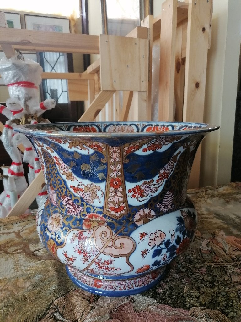 bijzondere exclusieve 19e eeuwse imari pot 41 cm, Ophalen