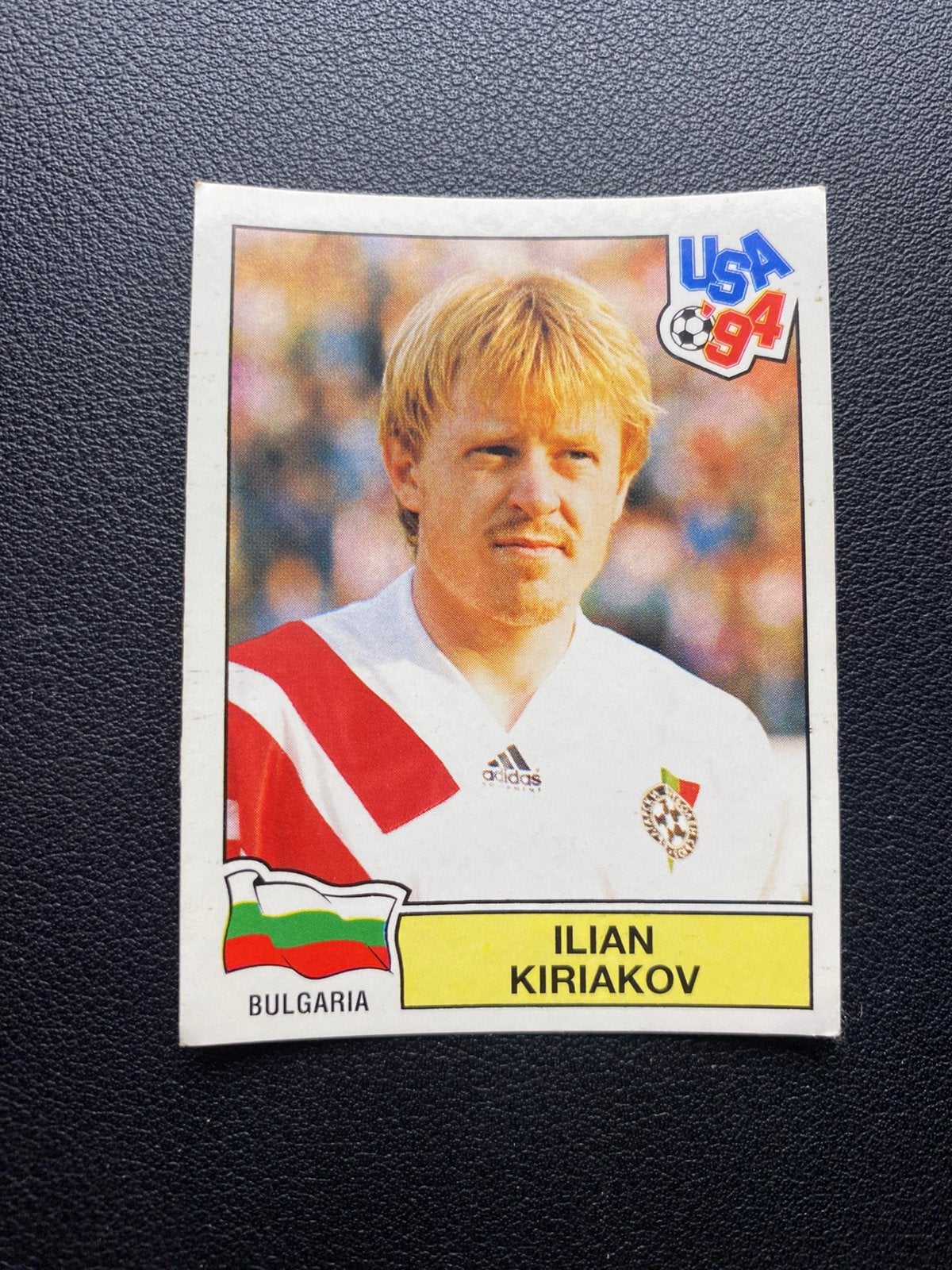 Ilian Kiriakov - Bulgarije - Panini WK 1994, Ophalen of Verzenden, Zo goed als nieuw, Buitenlandse clubs, Poster, Plaatje of Sticker