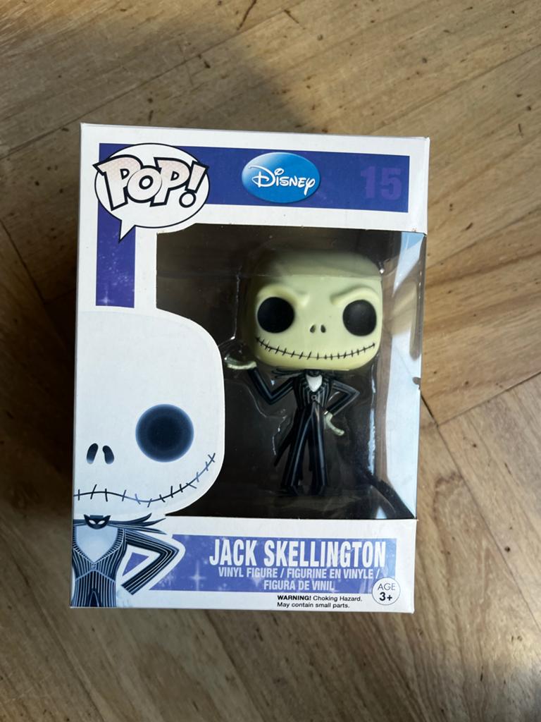 Funko Pop! Disney #15 Jack Skellington The Nightmare Before, Verzamelen, Poppetjes en Figuurtjes, Nieuw, Ophalen of Verzenden
