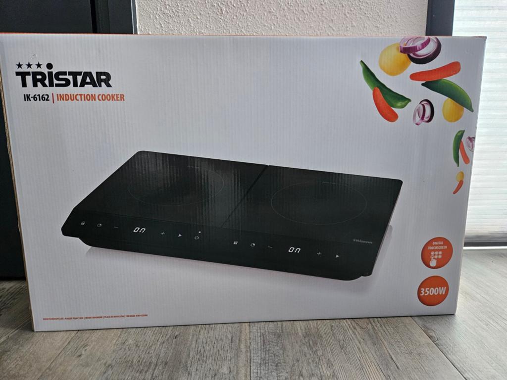 Tristar IK-6162 Inductiekookplaat 3500W, Ophalen, Nieuw, 3 kookzones of minder, Inductie