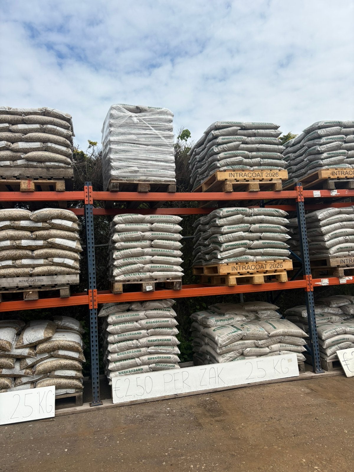 OUTLET ZAND GRIND GROND BOOMSCHORS HYDROKORRELS, Ophalen, Nieuw, Wit