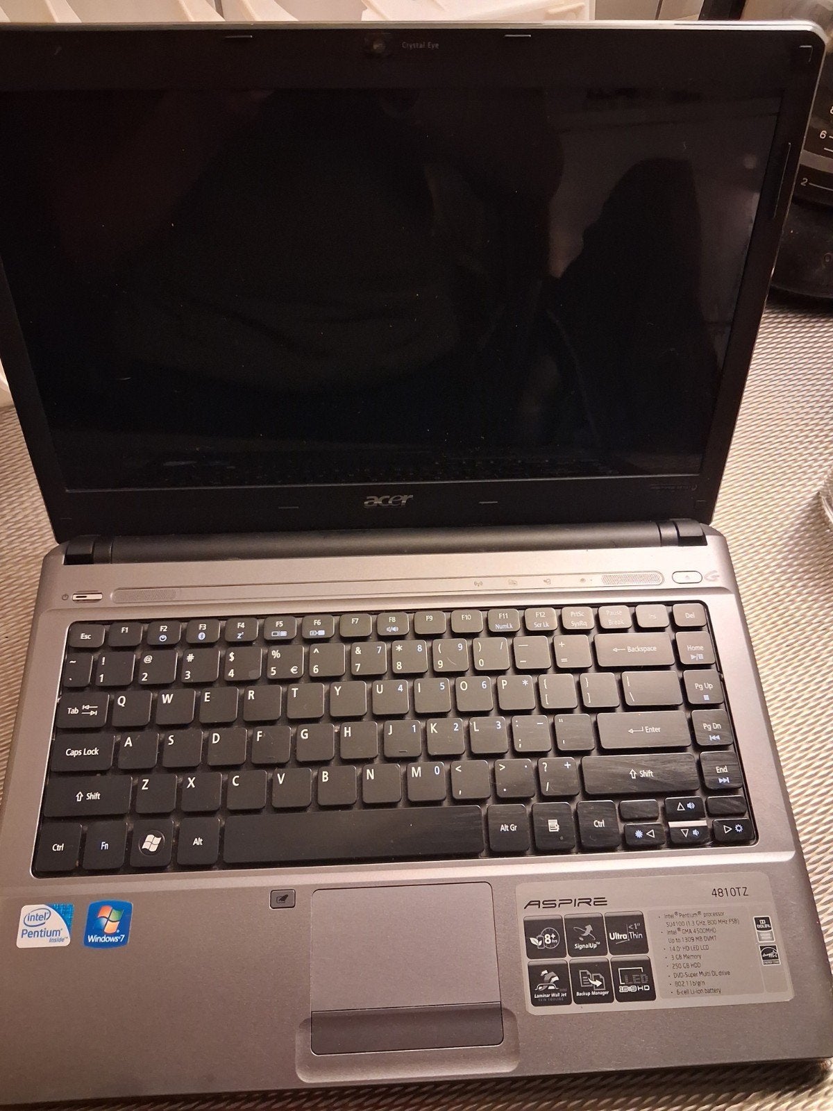 laptop Acer Aspire 4410 series, 2 tot 3 Ghz, Ophalen of Verzenden, Zo goed als nieuw, Acer aspire