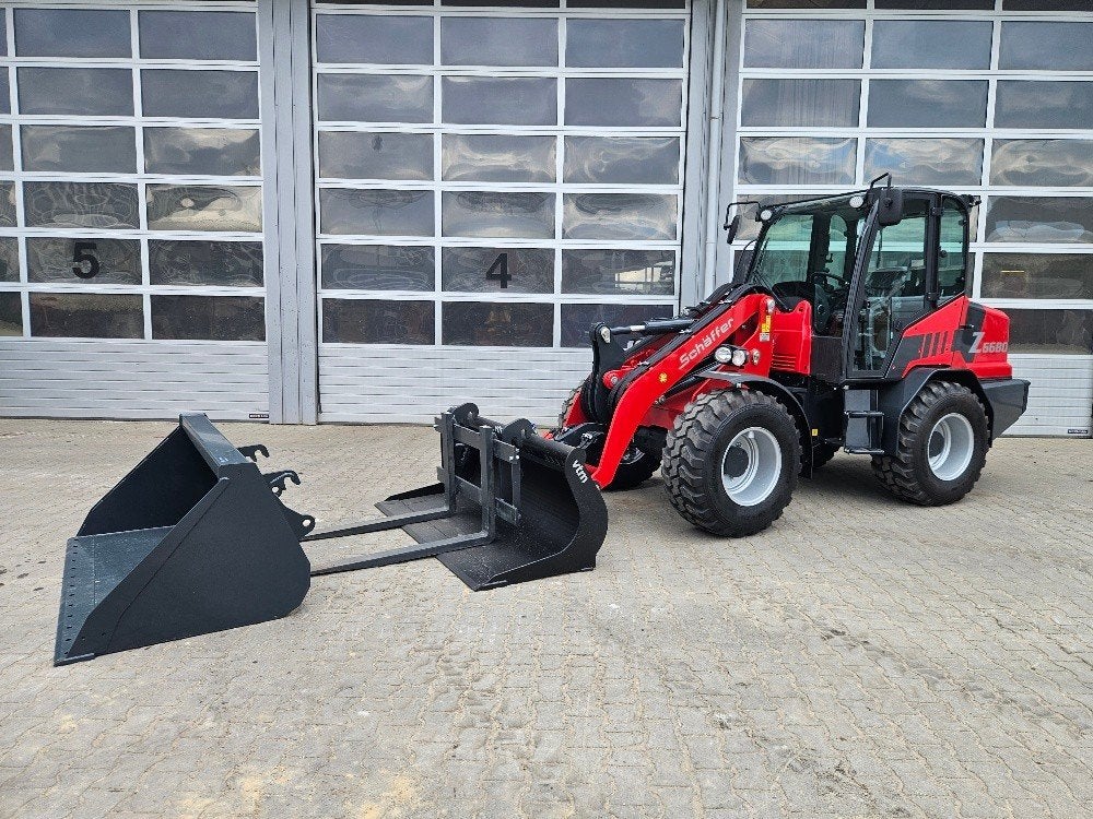 Schäffer 6680Z-3 wiellader, Zakelijke goederen, Machines en Bouw | Kranen en Graafmachines, Ophalen of Verzenden, Wiellader of Shovel