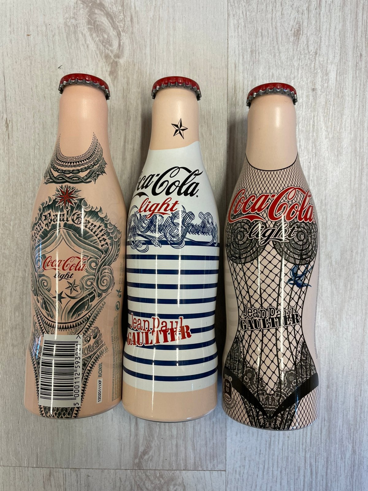 Jean Paul Gaultier Coca Cola Light collectors flesjes, Verzamelen, Ophalen of Verzenden, Nieuw, Verpakking