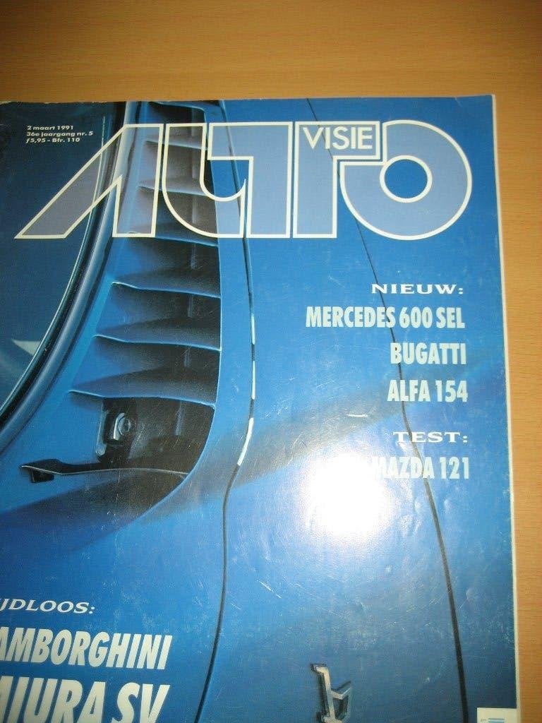 AV 91 5 Mercedes 600 SEL Alfa 155 Mazda 121 Lambo Miura SV, Ophalen, Zo goed als nieuw