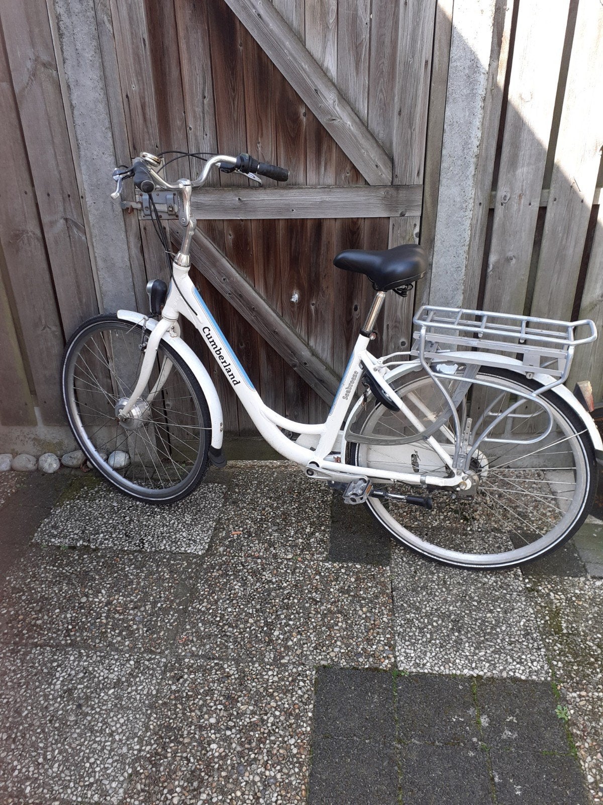 dames fiets wit, Fietsen en Brommers, Ophalen, Gebruikt, Overige merken