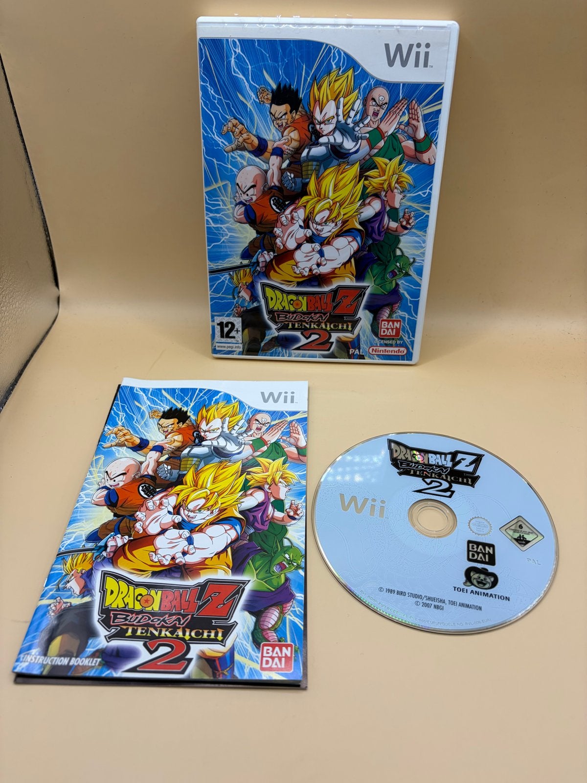 Dragon Ball Z Budokai Tenkaichi 2 Wii Game, Vechten, 2 spelers, Ophalen of Verzenden, Zo goed als nieuw