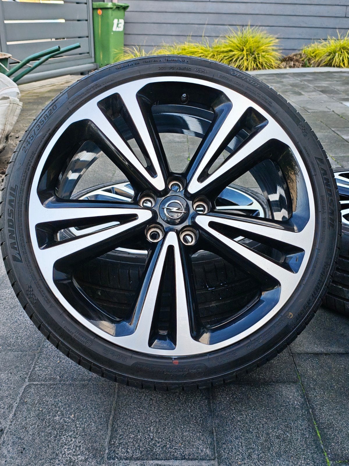 Originele Opel Insignia B 20 inch BiColor OPC line velgen 5x, 245 mm, Banden en Velgen, Ophalen of Verzenden, Personenwagen