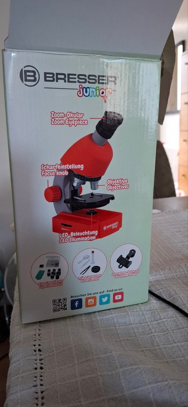 microscoop voor kinderen+speelgoed, Ophalen of Verzenden, Gebruikt, Elektronica, Met licht
