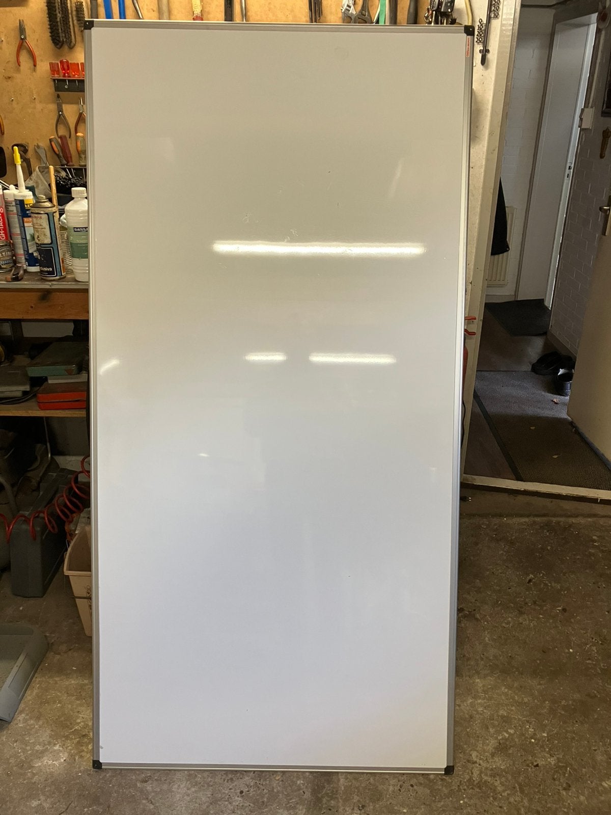 Whitebord 90 x 180 cm  ook voor machneten, Diversen, Ophalen, Whiteboard
