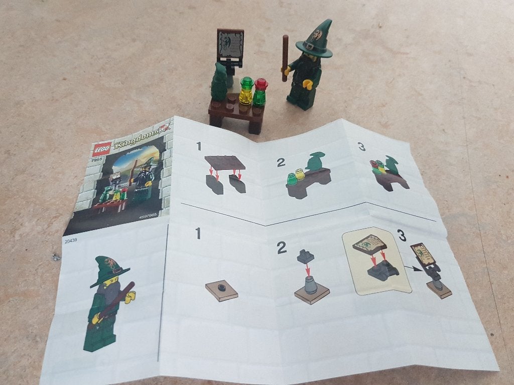 LEGO 7955 Kingdoms – Wizard, Kinderen en Baby's, Lego, Ophalen of Verzenden, Zo goed als nieuw, Inclusief instructies