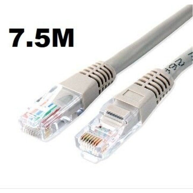 U6-G7,5 CAT6 UTP Netwerkkabel RJ45 Male 7.50 m, Ophalen of Verzenden, Nieuw
