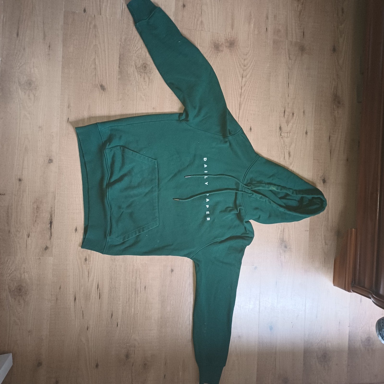 Daily Paper Hoodie Groen - Maat M, Maat 48/50 (M), Ophalen of Verzenden, Daily Paper, Gedragen