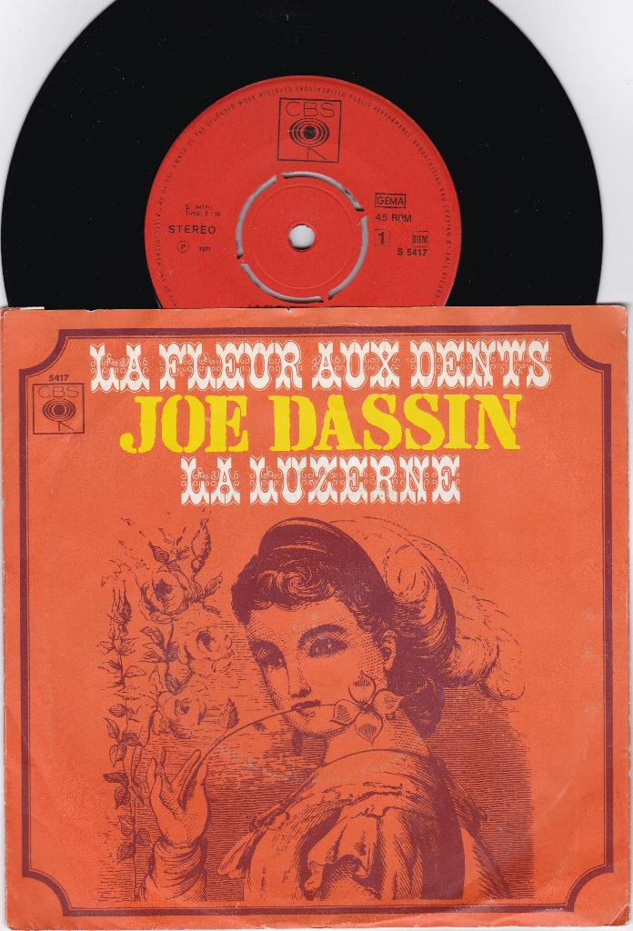 Joe Dassin - La Fleur Aux Dents, Gebruikt, 7 inch, Single, Ophalen of Verzenden