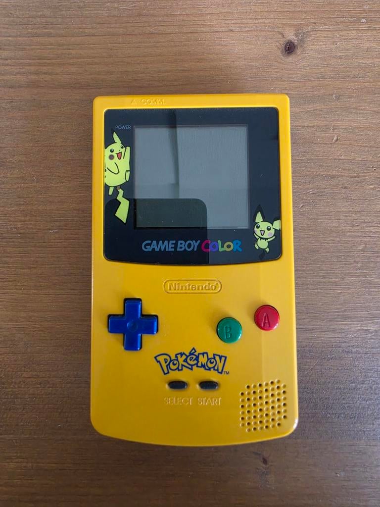 Gameboy Color Pikachu Editie - Uitstekend Scherm, Ophalen, Zo goed als nieuw, Game Boy Color