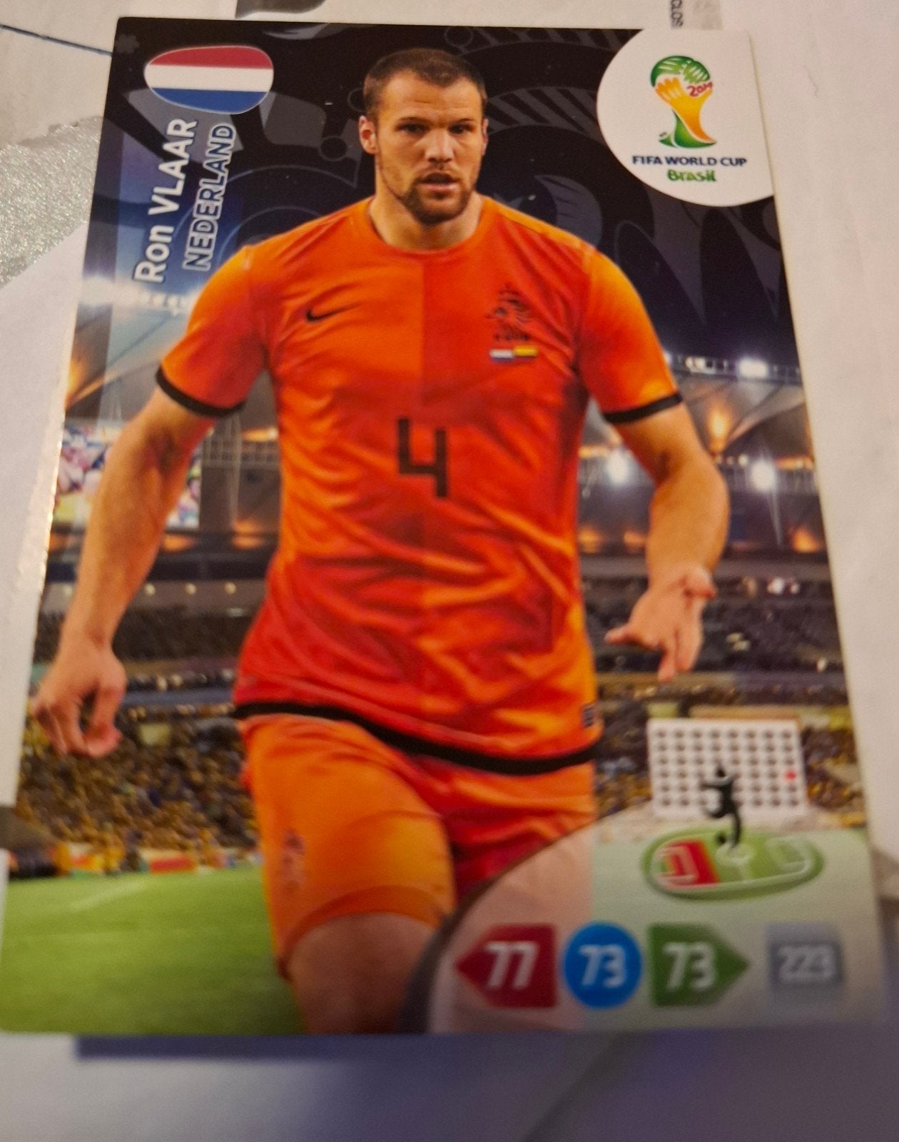 Kaartje Ron Vlaar, Verzamelen, Ophalen of Verzenden, Nieuw, Feyenoord, Poster, Plaatje of Sticker