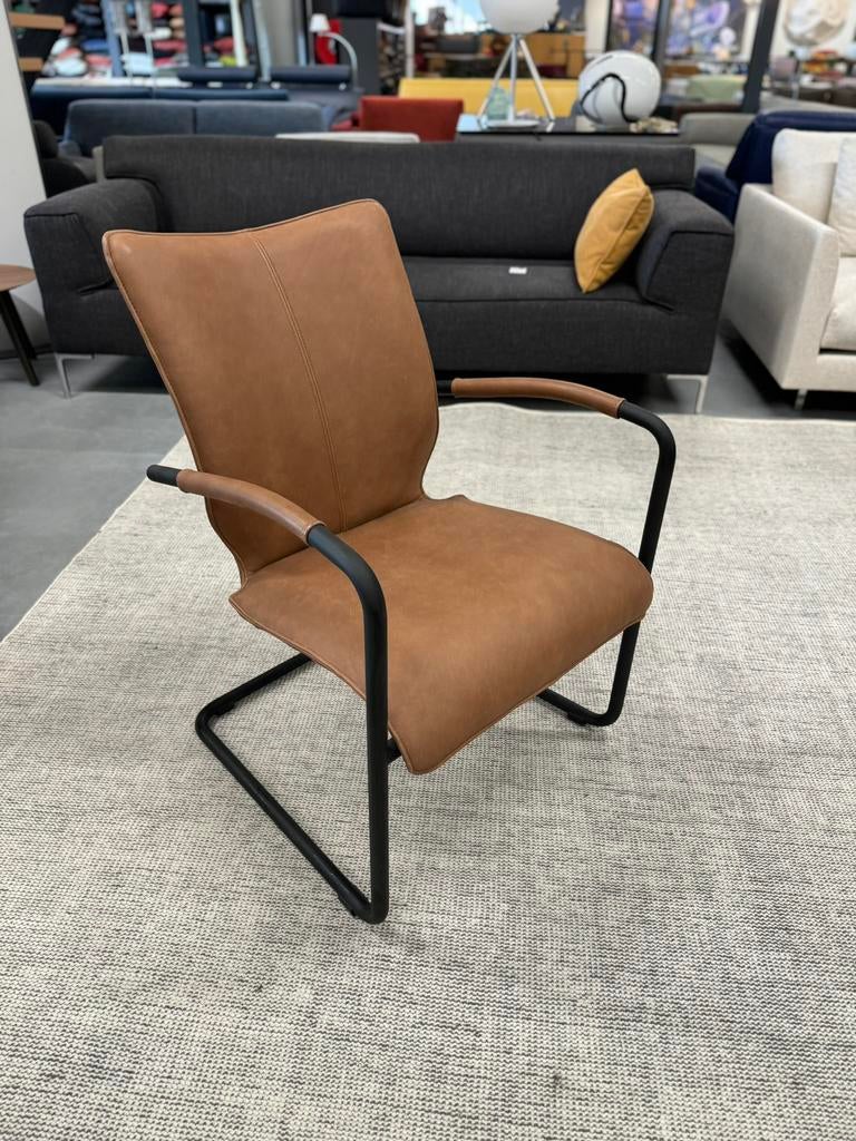 Nieuw Brees new World Luna Fauteuil bruin leer Design stoel, Brees new world, Nieuw, Ophalen of Verzenden, 50 tot 75 cm