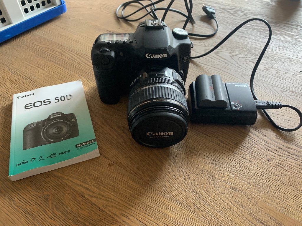 Canon EOS 50D Spiegelreflexcamera met EF-S 17-85mm lens, Ophalen, Gebruikt, Spiegelreflex, Canon