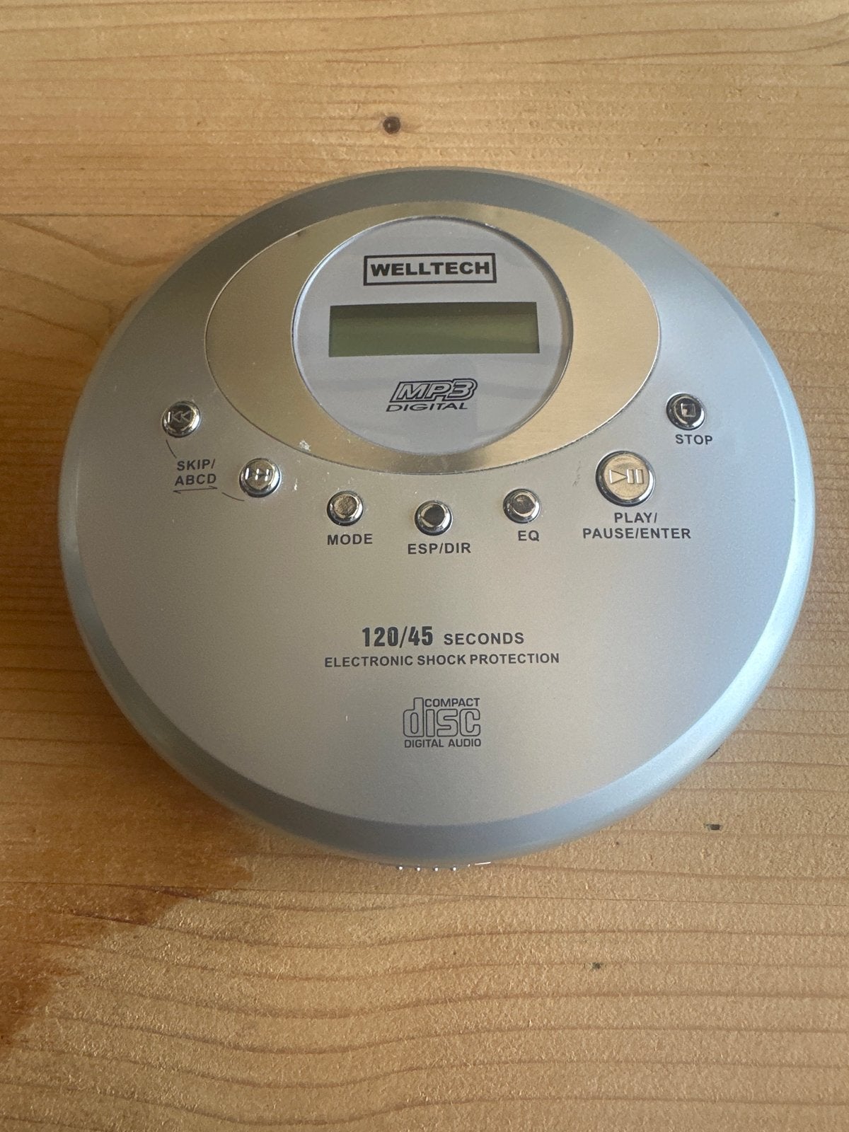 Welltech MP3 CD-speler - Draagbare Discman, Ophalen of Verzenden, Discman