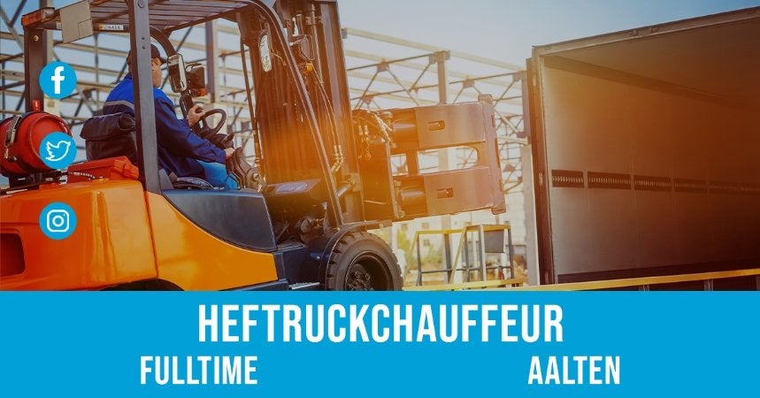 Heftruckchauffeur, Vacatures, 33 - 40 uur, LBO / VMBO, Tijdelijk contract