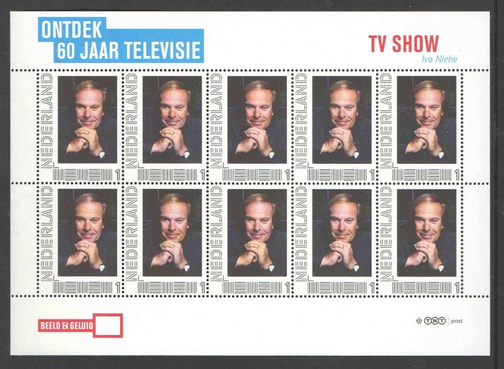 Postzegels Ontdek 60 jaar Televisie: TV Show, Postzegels en Munten, Postzegels | Nederland, Ophalen of Verzenden, Na 1940, Postfris