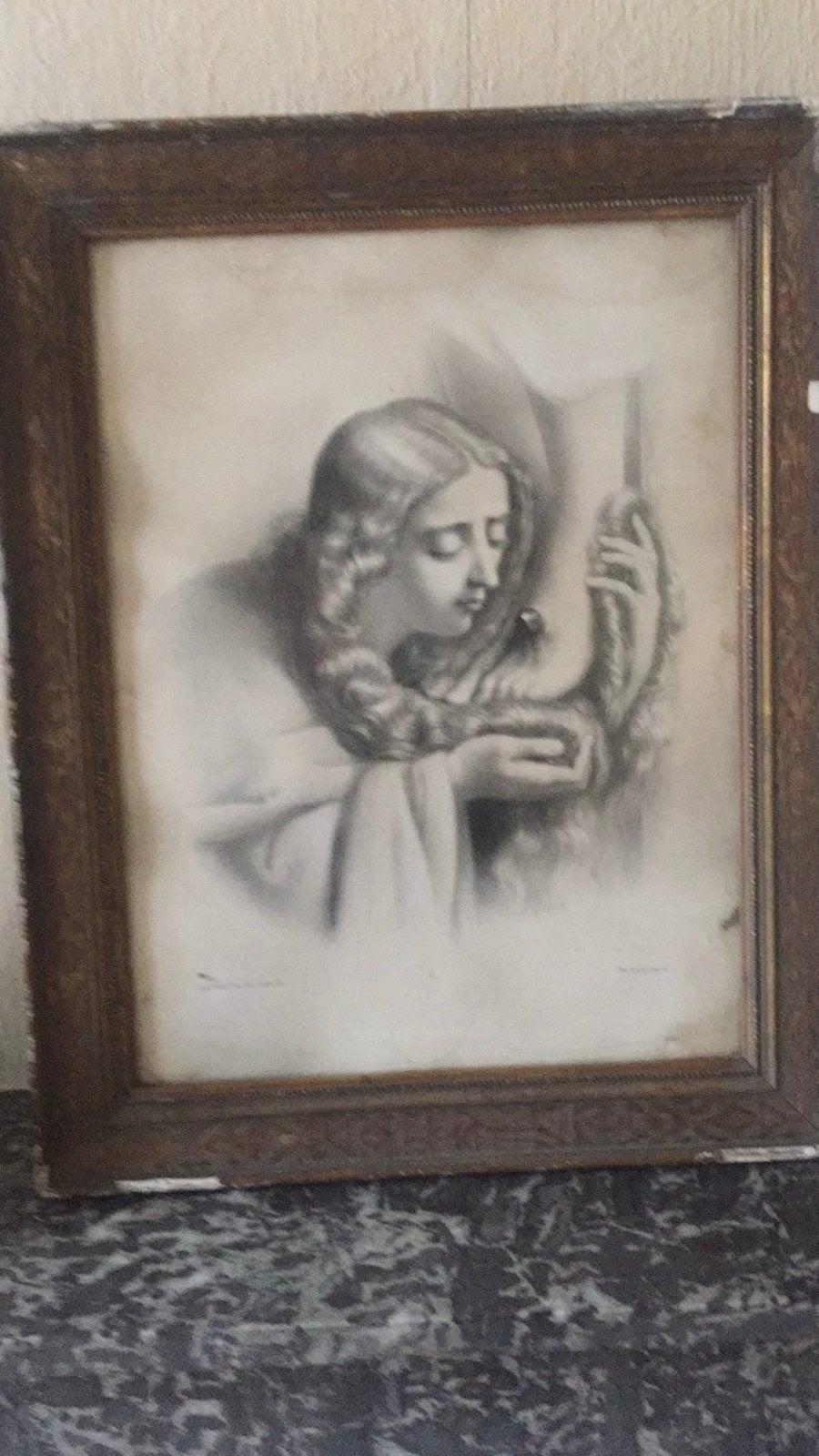 Antieke litho saint madeleine L. Turgis Paris/New York 1883, Antiek en Kunst, Ophalen of Verzenden