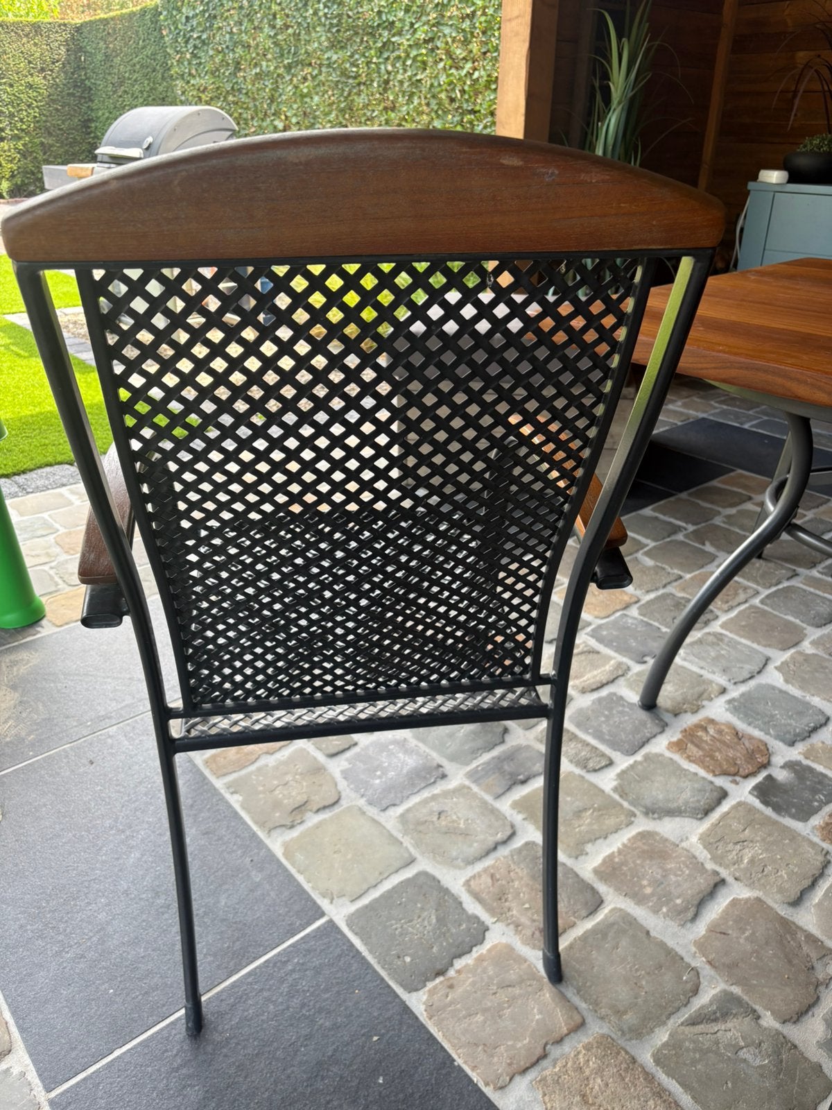 6 royal garden stoelen, Tuin en Terras, Ophalen, Zo goed als nieuw, Metaal