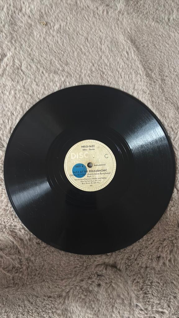Jazz At The Philharmonic Vol.4 Blues 78rpm, Ophalen of Verzenden
