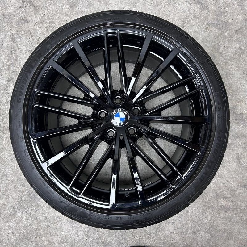 19 inch originele velgen + zomerbanden BMW 3 serie style 635, 19 inch, -, -, Banden en Velgen