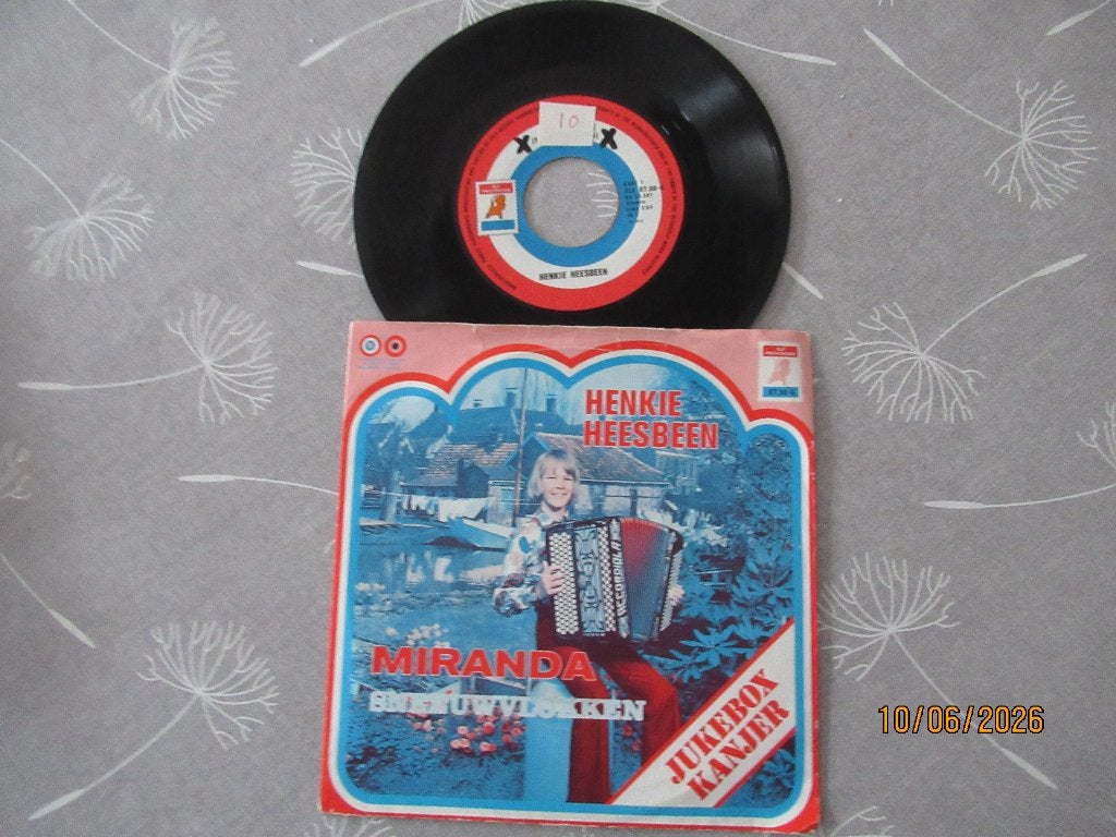 Henkie Heesbeen   Miranda, Originele persing, 7 inch, Single, Ophalen of Verzenden