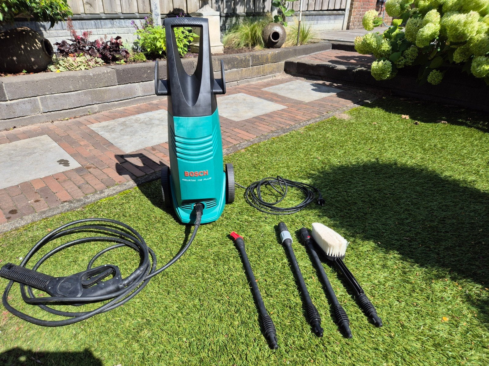 Bosch hogedrukreiniger, Tuin en Terras, Ophalen, Gebruikt, Met autostop en -start, Bosch