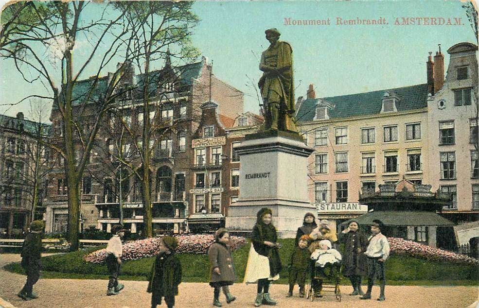 304-226-007 Amsterdam Monument Rembrandt, Verzamelen, Verzenden, Voor 1920, Noord-Holland