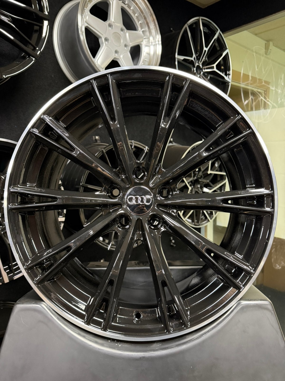 19 inch velgen voor Audi ABT look 5x112 A3 A4 A6 Q2 Q3 VW, 19 inch, Velg(en), Nieuw, Ophalen of Verzenden