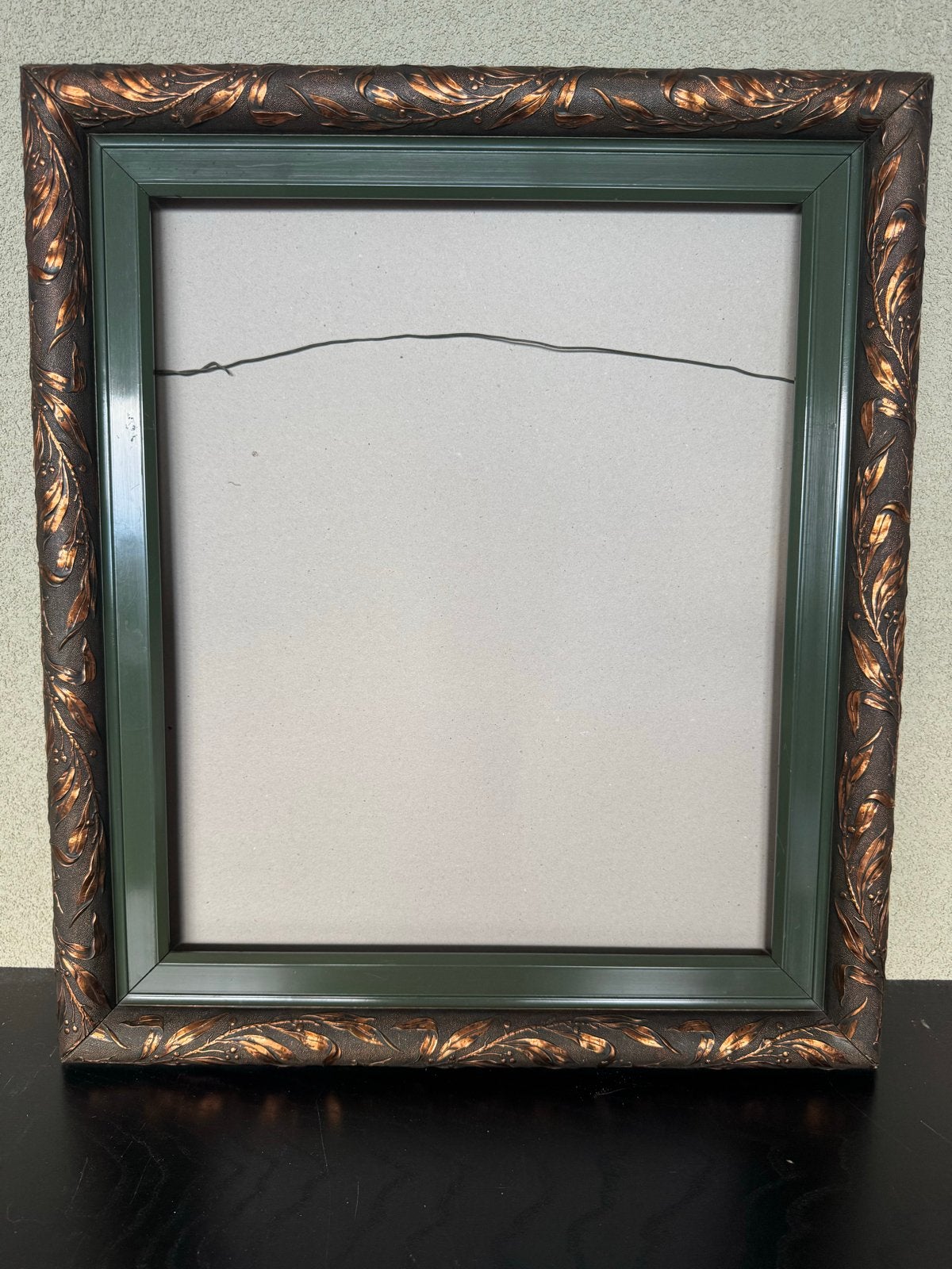 Antieke bronzen schilderijlijst - 56 x 47 cm, Ophalen, Bruin, Gebruikt, Schilderijlijst