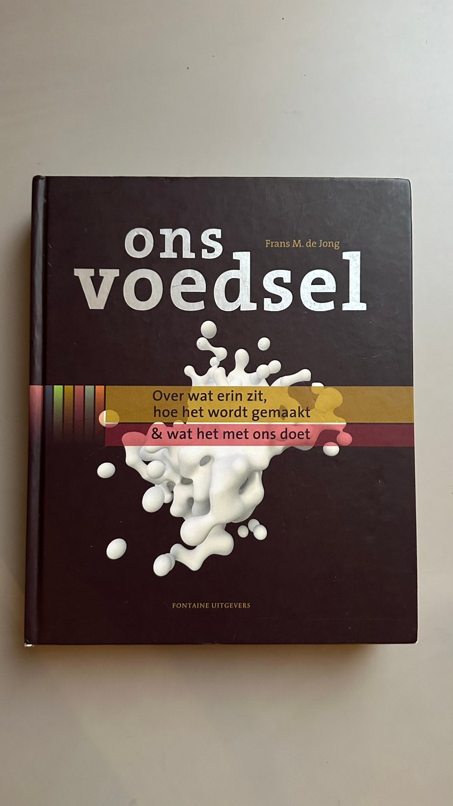 Frans M. de Jong - Ons voedsel - Hardcover, Boeken, Ophalen of Verzenden, Nieuw, Frans M. de Jong