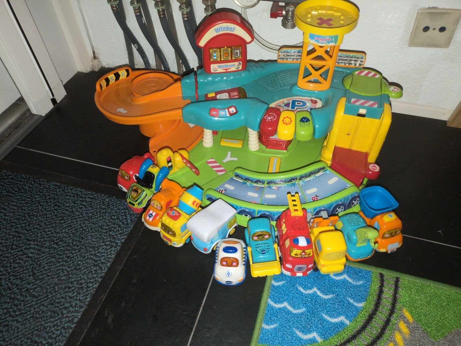 VTech Toet Toet Auto's Garage met veel auto's, Ophalen, Gebruikt, Bouwen, Met geluid
