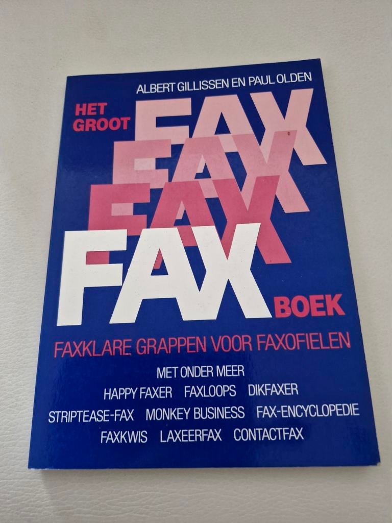 Het Groot Fax Fax Boek, Ophalen of Verzenden