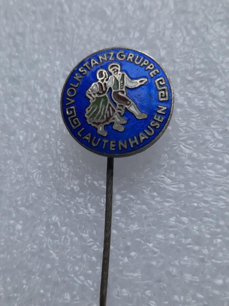 Speldje Duits volksdansen Lautenhausen, Ophalen of Verzenden, Gebruikt, Overige onderwerpen, Speldje of Pin