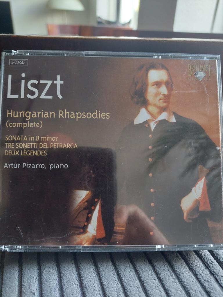 Liszt: Hongaarse Rapsodieën (compleet) - Artur Pizarro (3CD), Ophalen of Verzenden, Romantiek, Gebruikt, Orkest of Ballet