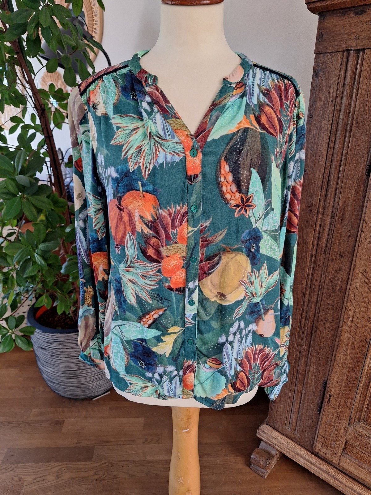 Zgan, prachtige blouse Pom Amsterdam, 36, Pom Amsterdam, Ophalen of Verzenden, Zo goed als nieuw, Maat 36 (S)