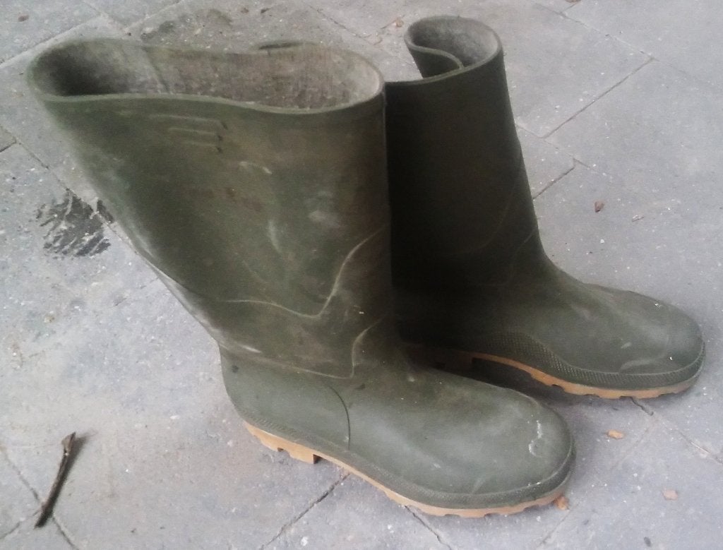 Rubber laarzen maat 46, Tuin en Terras, Gebruikt, Ophalen of Verzenden, Laarzen, Heren